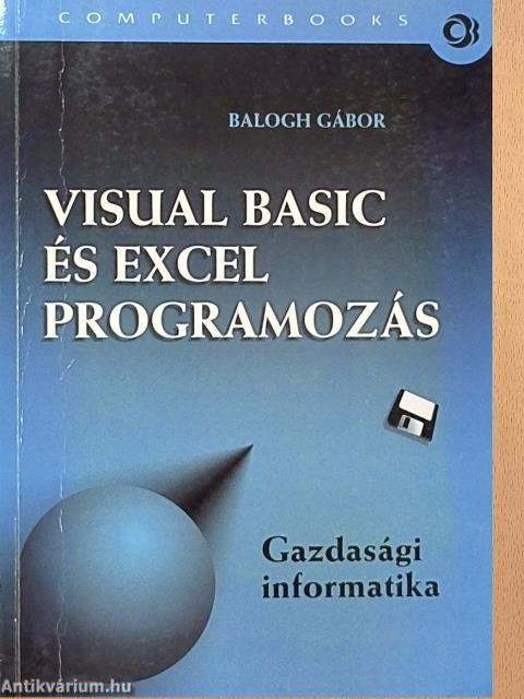 Visual Basic és Excel programozás