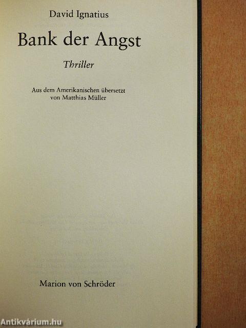 Bank der Angst
