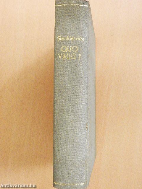 Quo Vadis?...