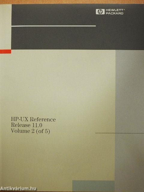 HP-UX Reference Release 11.0 2/5