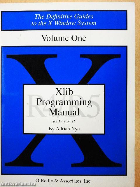 Xlib Programming Manual 1.