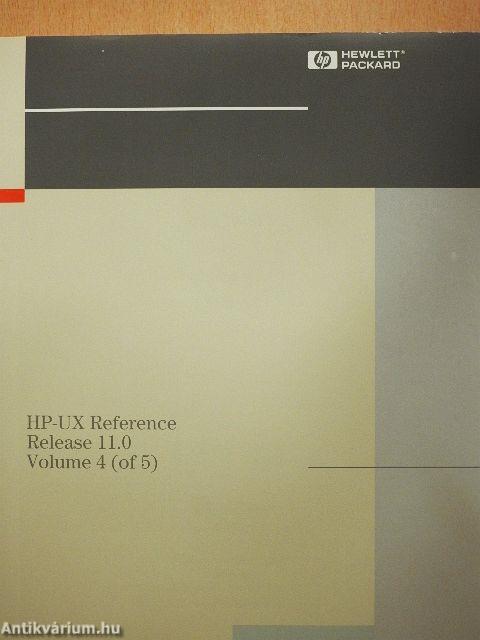 HP-UX Reference Release 11.0 4/5