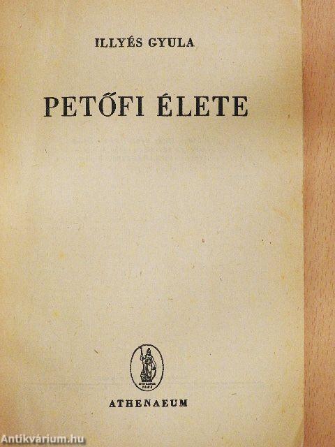 Petőfi élete