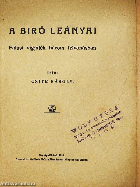 A biró leányai