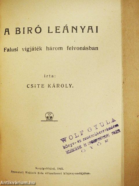 A biró leányai