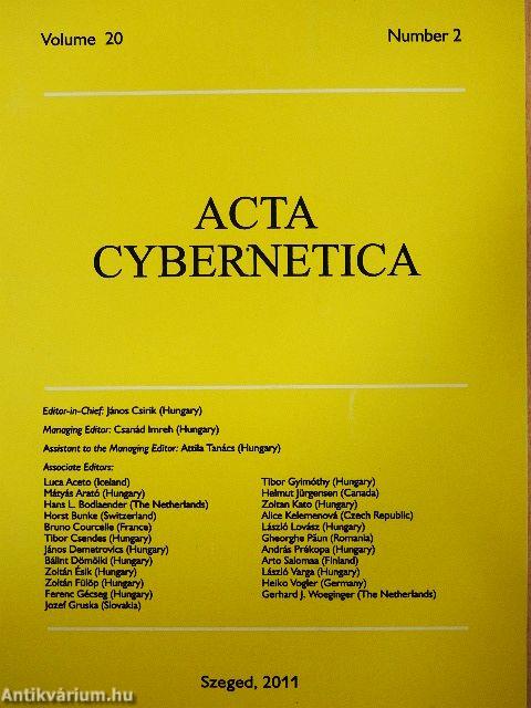 Acta Cybernetica 2011/2.