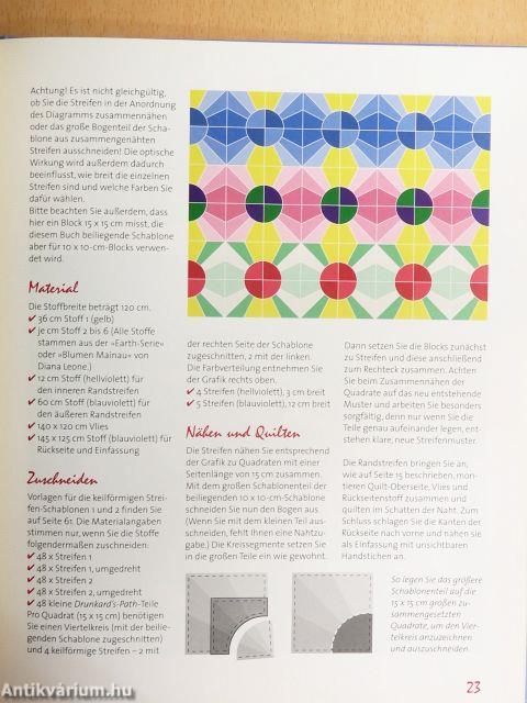 Patchwork Schablonentechnik
