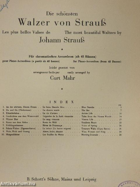 Die Schönsten Walzer von Strauß