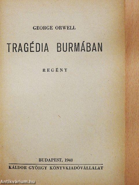Tragédia Burmában
