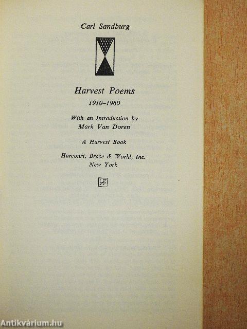 Harvest Poems
