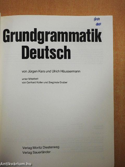 Grundgrammatik Deutsch