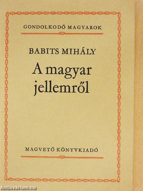 A magyar jellemről