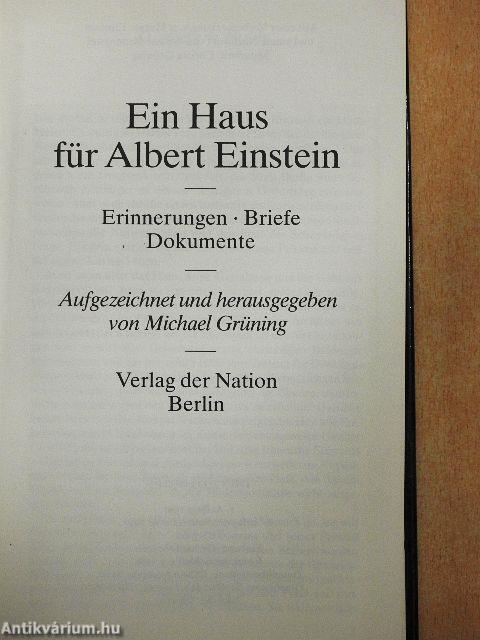 Ein Haus für Albert Einstein