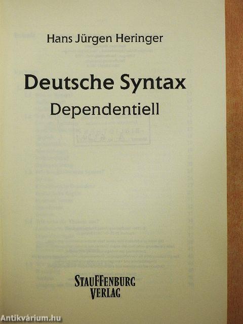 Deutsche Syntax