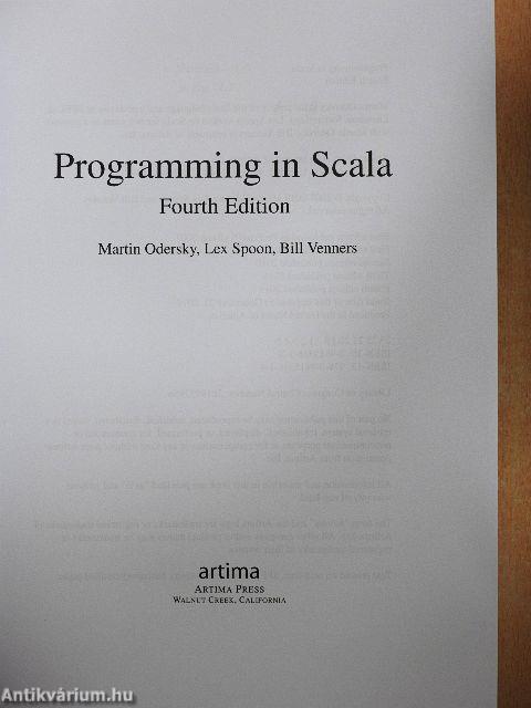 Programming in Scala