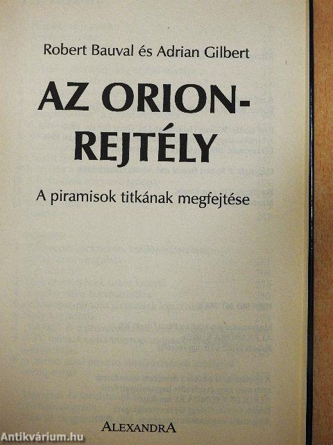 Az Orion-rejtély