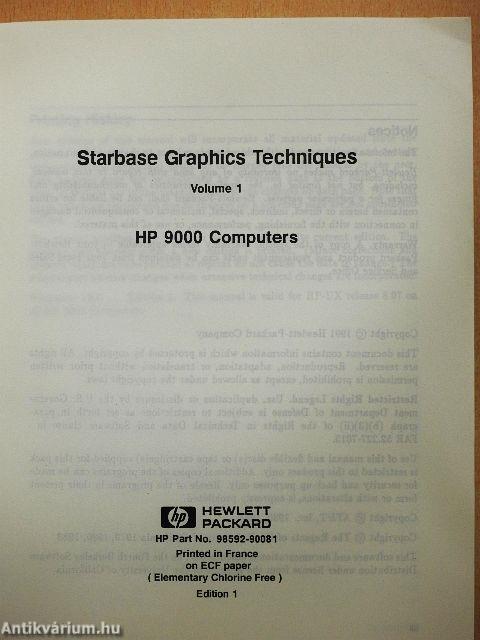 Starbase Graphics Techniques I-II.