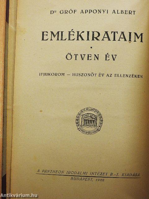 Emlékirataim/Ötven év
