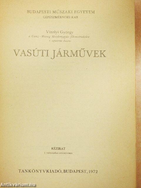 Vasúti járművek