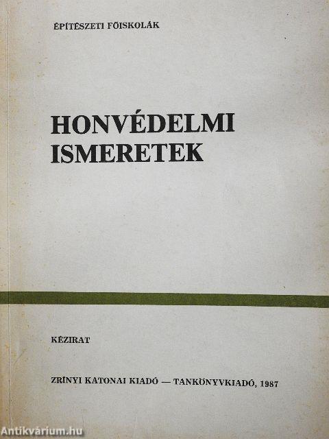 Honvédelmi ismeretek