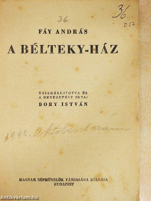 A Bélteky-ház