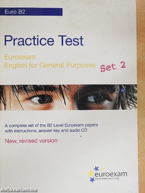 Practice Test - Euro B2 - Set 2 - CD-vel