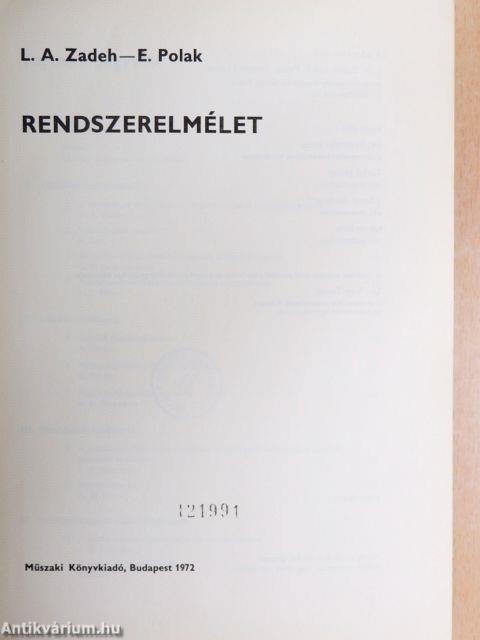 Rendszerelmélet