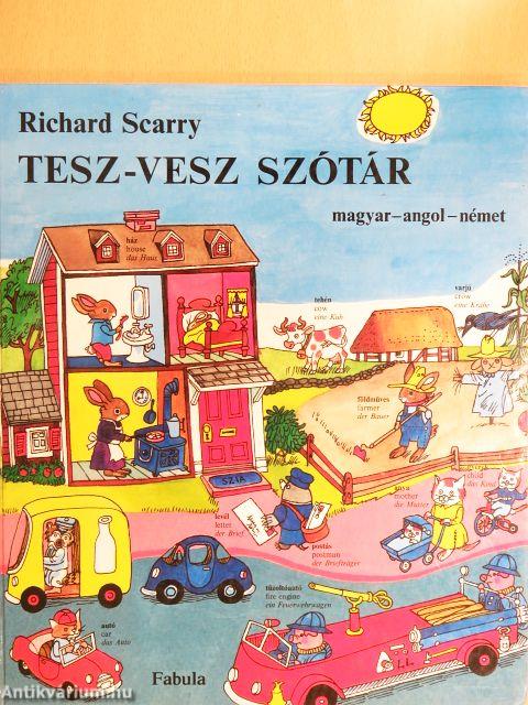 Tesz-vesz szótár