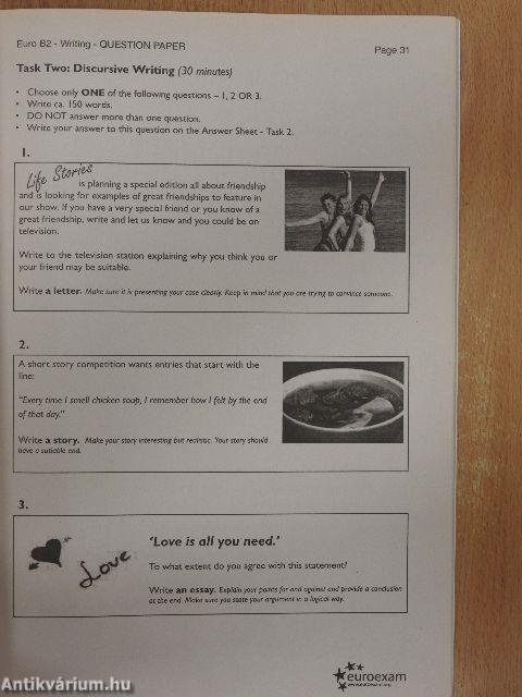 Practice Test - Euro B2 - Set 2 - CD-vel