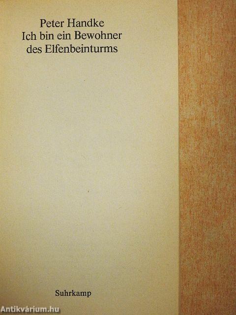 Ich bin ein Bewohner des Elfenbeinturms