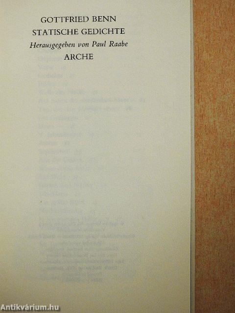 Statische Gedichte