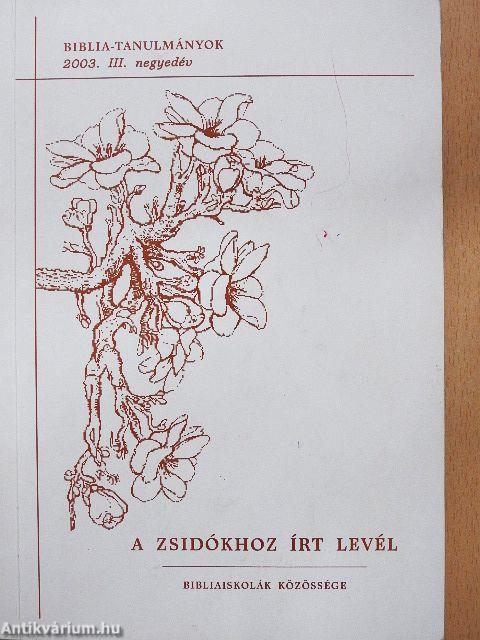 A zsidókhoz írt levél