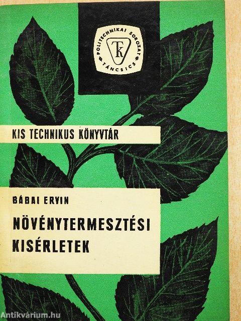 Növénytermesztési kísérletek