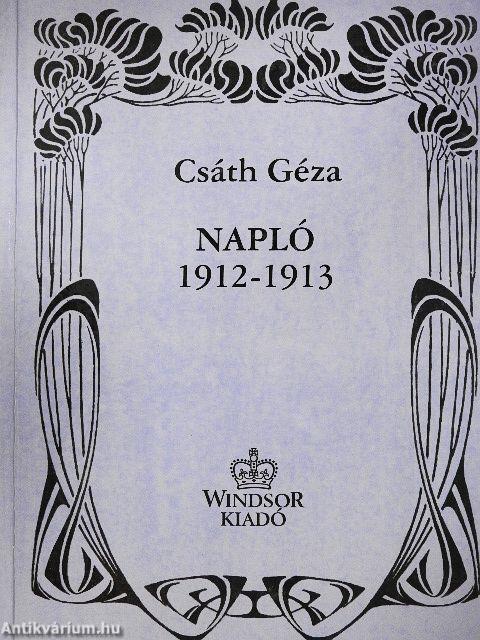 Napló 1912-1913