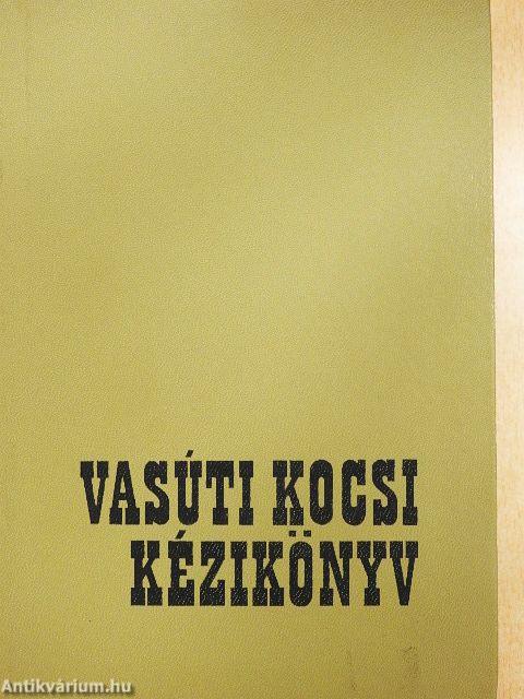 Vasúti kocsi kézikönyv