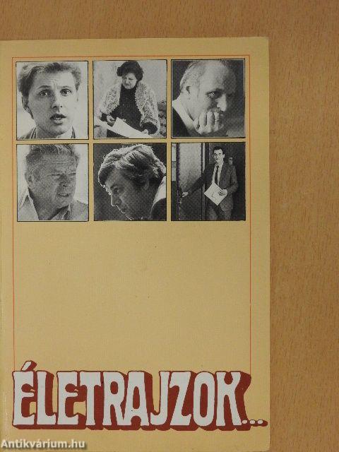 Életrajzok...