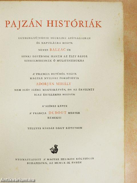 Pajzán históriák