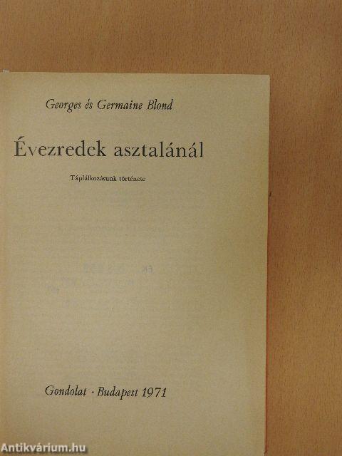 Évezredek asztalánál