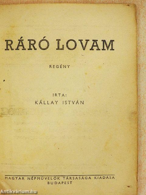 Ráró lovam