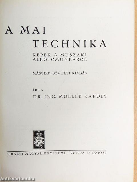 A mai technika