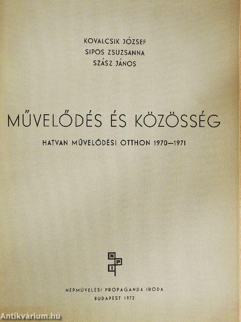 Művelődés és közösség