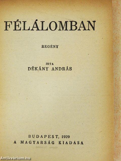 Félálomban