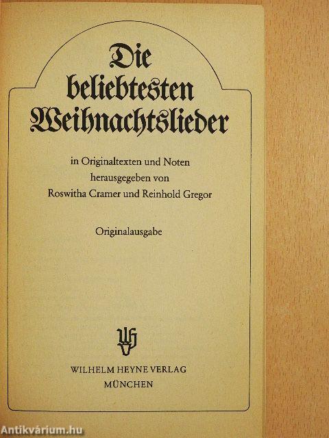 Die beliebtesten Weihnachtslieder