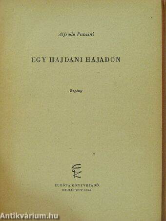 Egy hajdani hajadon