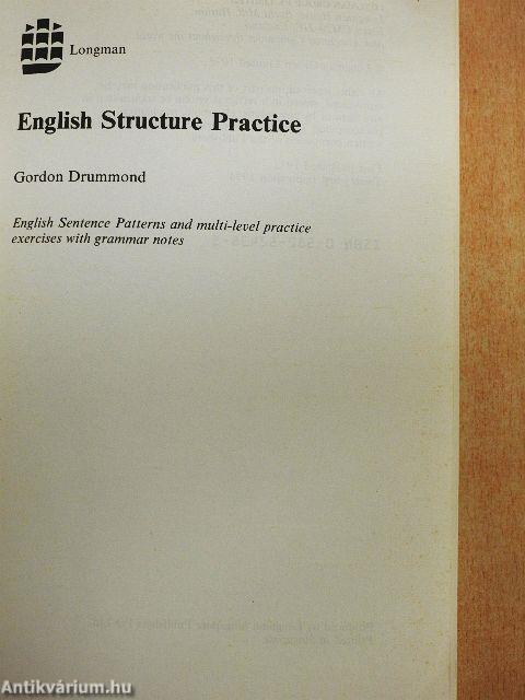English Structure Practice
