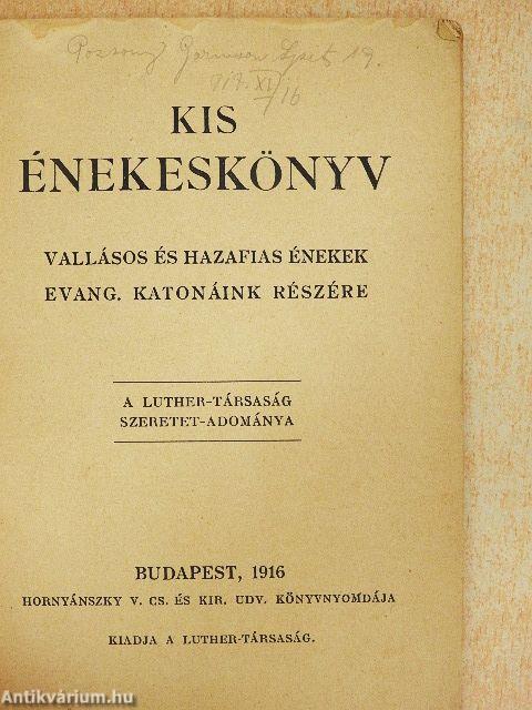 Kis énekeskönyv