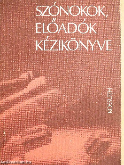 Szónokok, előadók kézikönyve