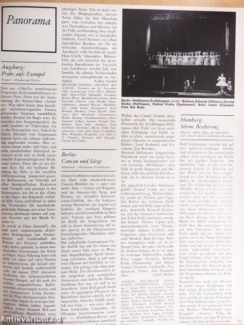 Opernwelt Januar-Dezember 1969