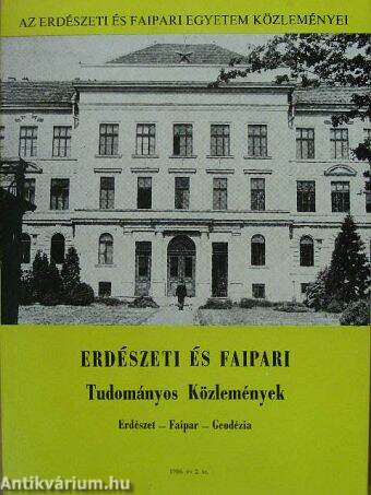 Erdészeti és Faipari Tudományos Közlemények 1986/2.