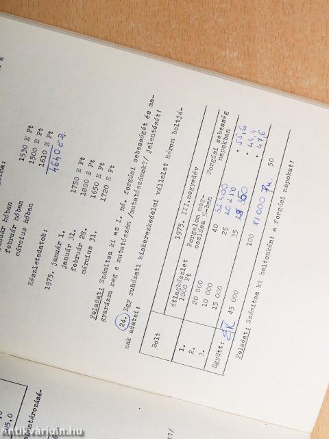 Statisztikai példatár a felsőfoku tanfolyamokhoz